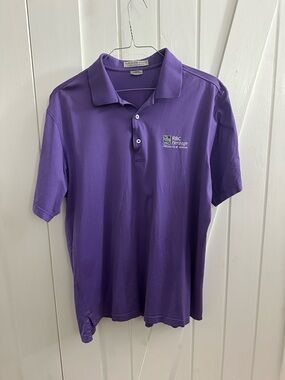 RBC Heritage Presented by Boeing Purple Golf Polo Shirt - Size L